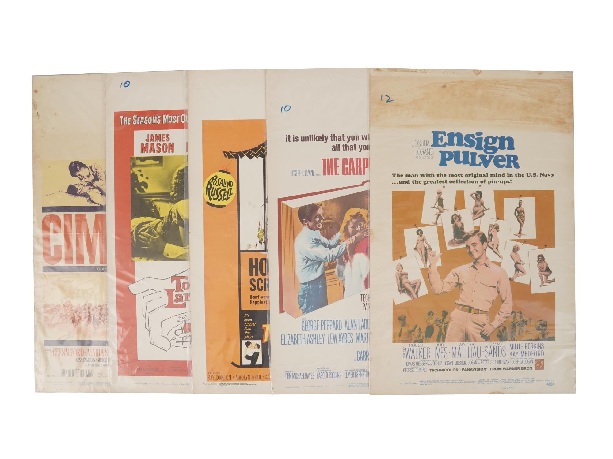 MID CENTURY 1960S AMERICAN MOVIE POSTERS PIC-0